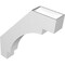 Ekena Millwork 6-in. W x 32-in. D x 36-in. H Merced Architectural Grade PVC Knee Brace BRCP06X32X36MRC - alternate 3